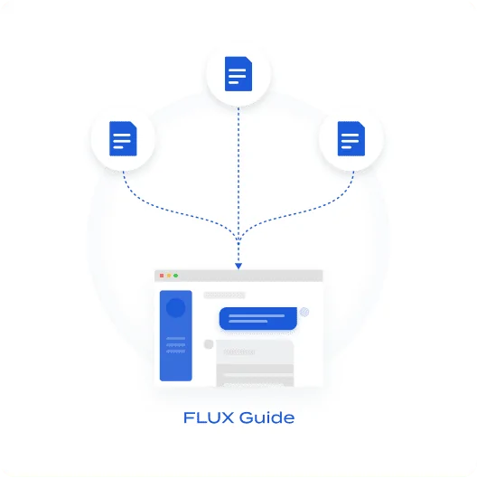 蓄積されるデータによりFLUX Guideの精度が向上することを示す図。